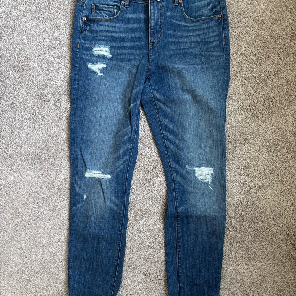 LOFT Modern Skinny fit Distressed Women's Jeans